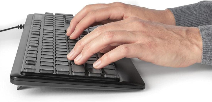 Hama Beleuchtete Tastatur mit Kabel KC-550 QWERTZ (USB Tastatur, kabelgebundene Tastatur, Wired Keyb