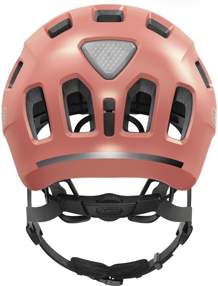 ABUS Fahrradhelm Youn-I 2.0 - mit Licht für Kinder, Jugendliche und junge Erwachsene - für Mädels un