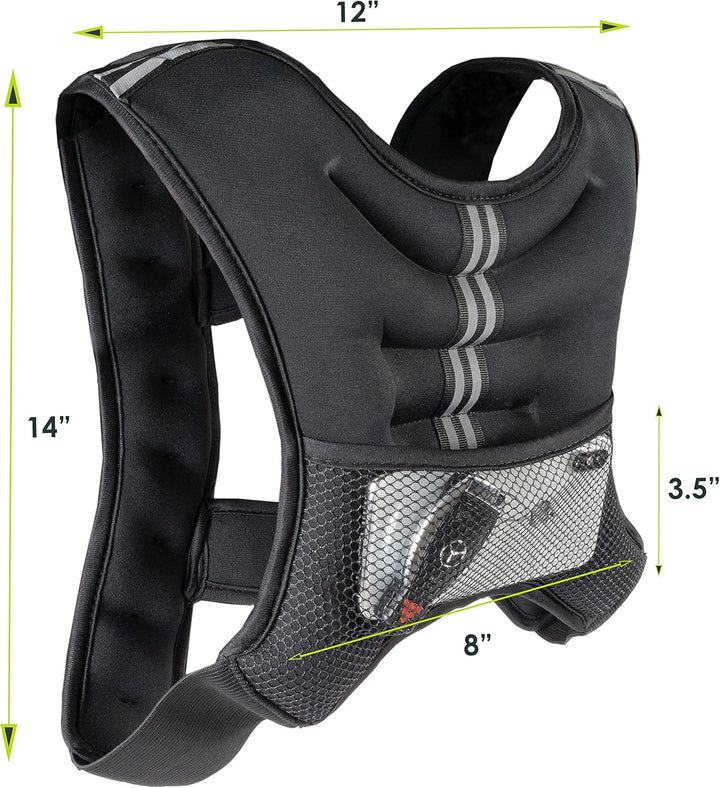 ProsourceFit Trainingsweste für Gewichtheben, Laufen und Fitness, Körpergewichtstraining, Männer und