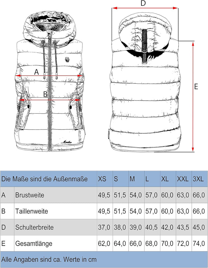 MARIKOO Damen leichte Übergangsweste Steppweste mit Kapuze Taisaa XS-3XL XS Gelb, XS Gelb