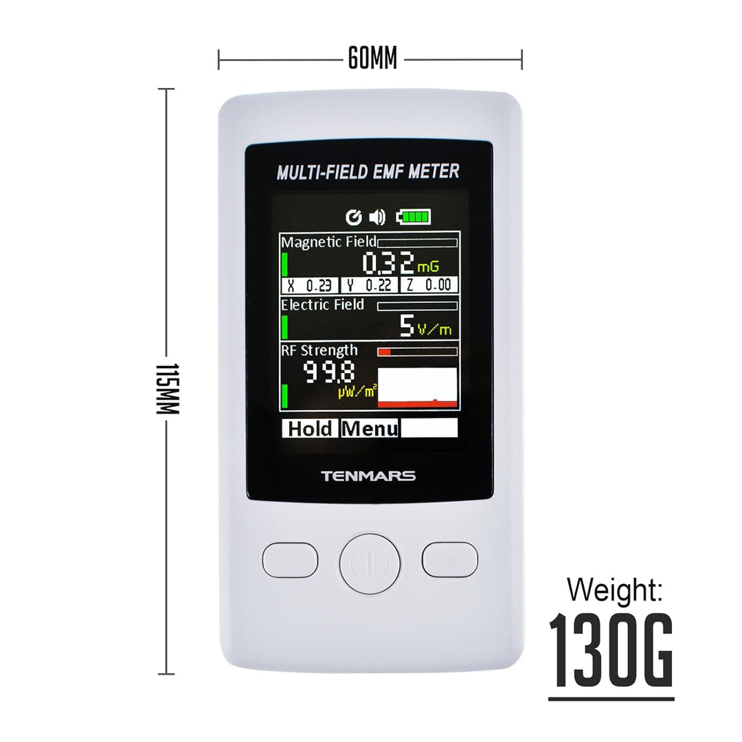 Multi-Feld EMF Meter Tasche ELF RF Gauss Meter 2000mG Elektromagnetisch Elektrisch RF Feld Stärke Pr