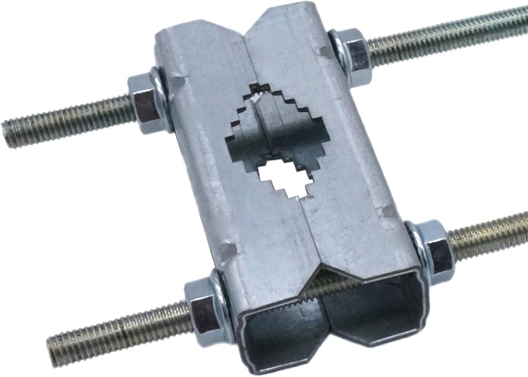 Doppelschellen Set für HQ Stahl Mastschelle 30cm - Rohr- oder Masthalterung bis 64mm aus verzinktem