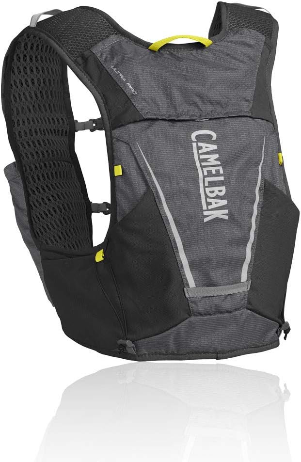 Camelbak Products LLC Unisex – Erwachsene Ultra Pro Vest Trinkweste, Graphite/Sulphur Spring, L