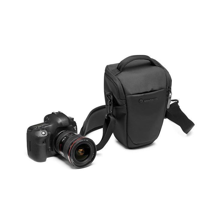 Manfrotto Advanced Holster M III, Tasche für Spiegellose Kamera mit Objektiv, Kameratasche mit Stati