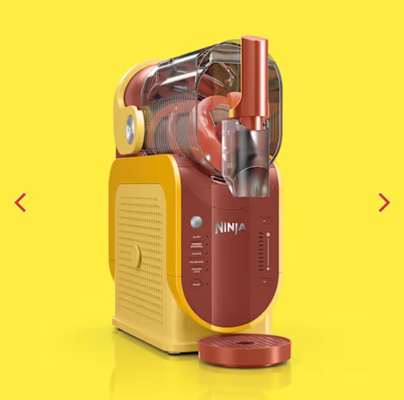 Ninja SLUSHi Maschine für Slush, Eis-Cocktails, Frappé, Milchshakes & gefrorenen Saft, ohne Eis oder