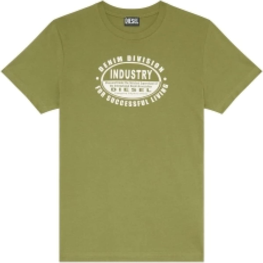 Diesel Herren T-Shirt XXS 5bk-0grai, XXS 5bk-0grai