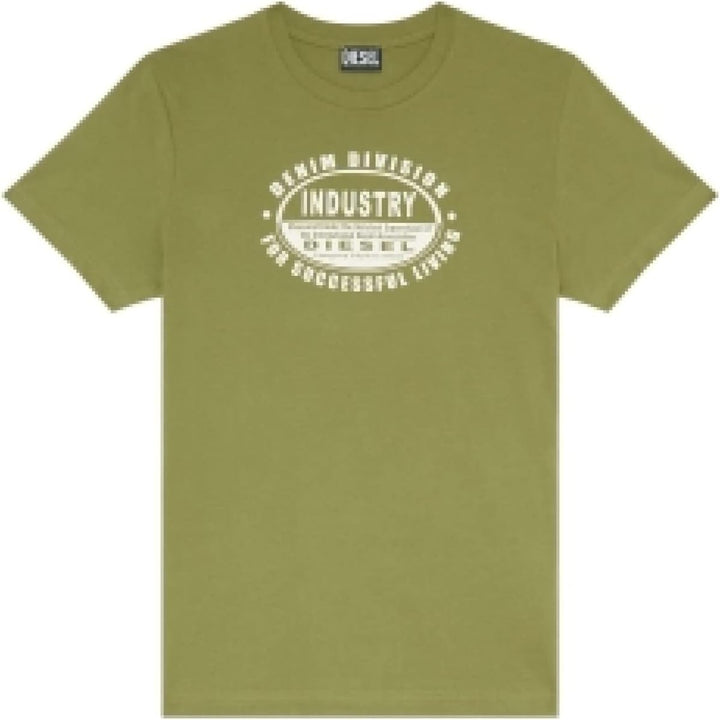 Diesel Herren T-Shirt XXS 5bk-0grai, XXS 5bk-0grai