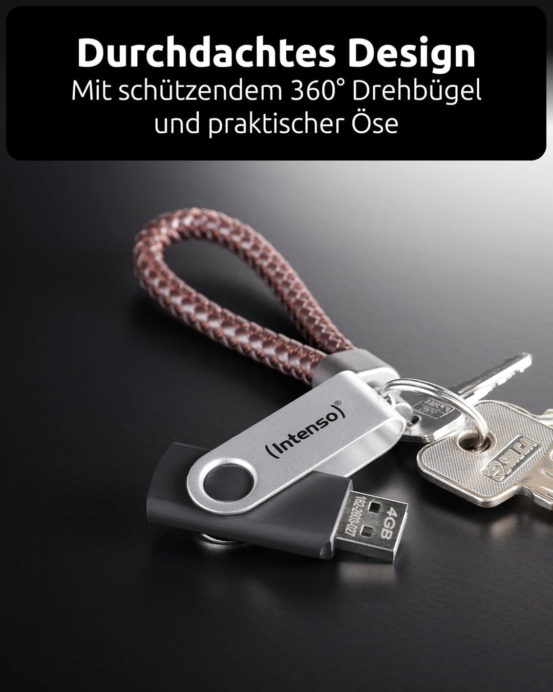 Intenso Basic Line 32 GB USB-Stick USB 2.0 silber/schwarz 1 x 32 GB Basic Line, 32GB
