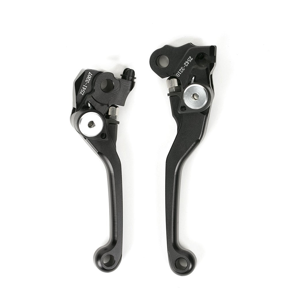YJS Motorrad Kupplung Bremshebel CNC Dirt Bike Pivot Bremskupplungshebel für HONDA CRF450R/CRF250R 2