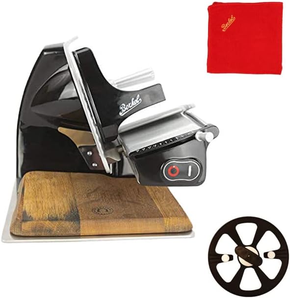 Berkel Aufschnittmaschine - Home Line 200 - Elektrische Schneidemaschine in schwarz + 100% handgefer