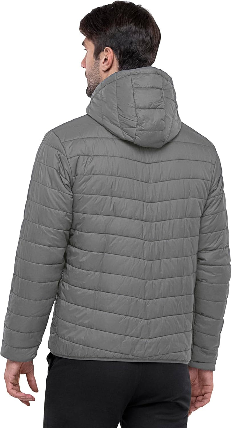 33,000ft Herren Leichte Steppjacke Outdoor Wasserbeständige Übergangsjacke Warme Winterjacke für Män