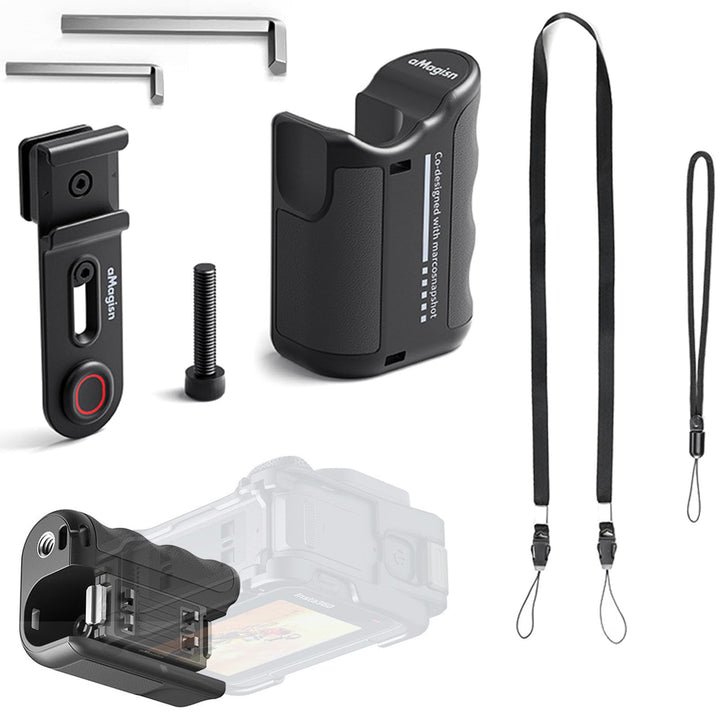 Xplorer Grip Kit für GoPro/DJI/Insta360 Action Kamera, Fotografieren Handgriff Handle Zubehör für Go