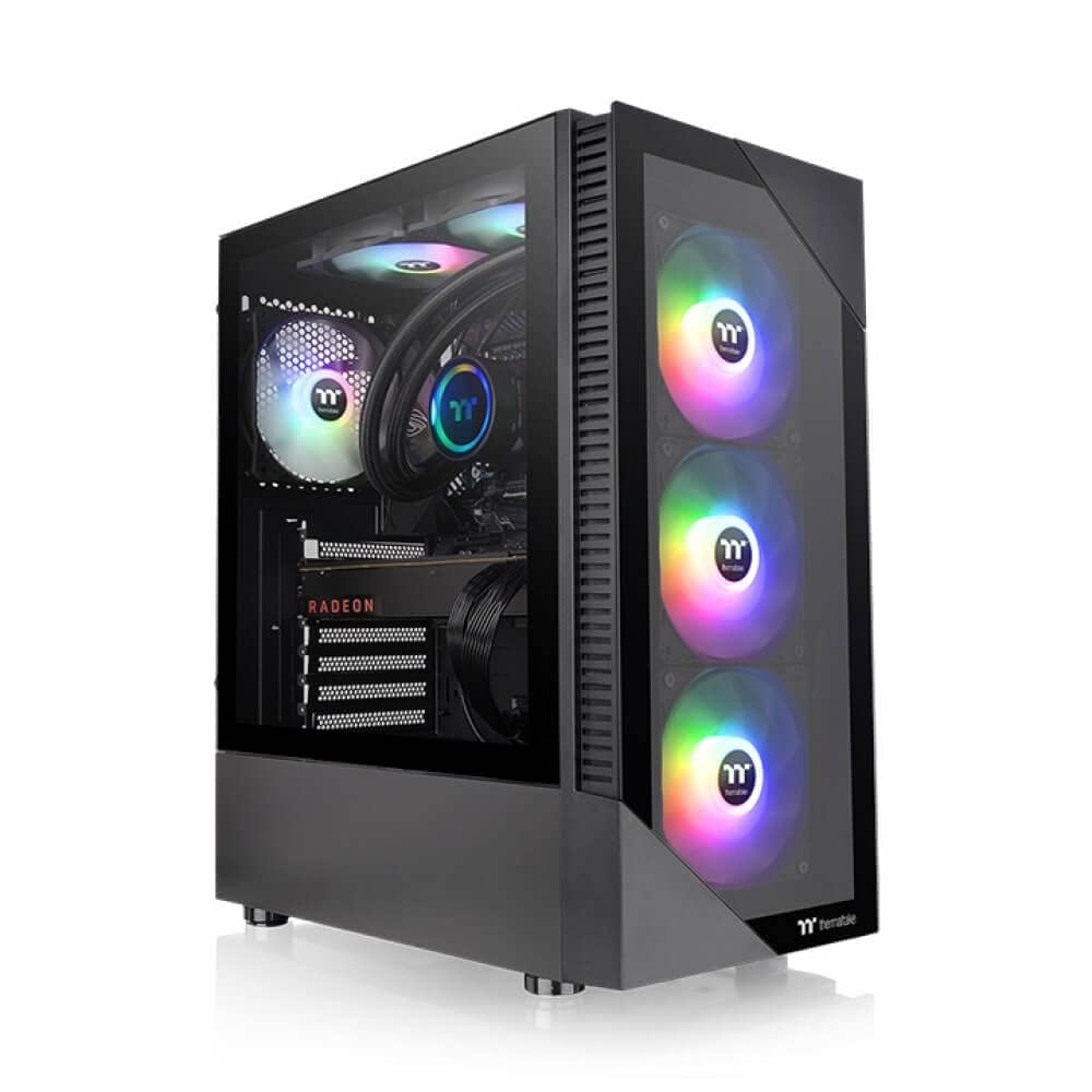 Thermaltake View 200 TG ARGB | ATX Mid Tower Chassis, CA-1X3-00M1WN-00