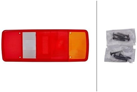 HELLA - Heckleuchte - Glühlampe - 12/24V - Einbau/geschraubt - Lichtscheibenfarbe: mehrfarbig - Stec