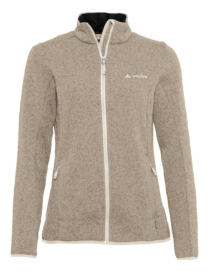 VAUDE Women's Rienza Jacket IV - Fleecejacke Damen, Weiss