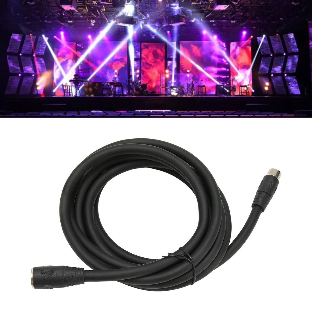 ASHATA DIN-13-PIN-Stecker-auf-Buchse-Kabel, DIN-13-PIN-Stecker-auf-Buchse-Verlängerungskabel, Profes