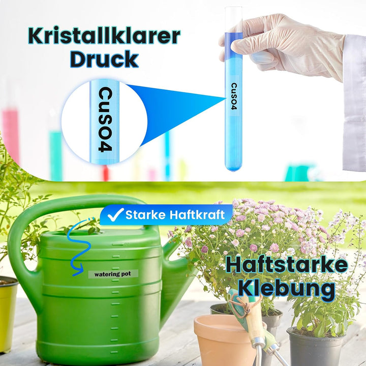 3x Suminey Tze-121 9mm Clear kompatible mit Brother P-touch Bänder 9mm Transparent TZe121 Tze 121 Pt