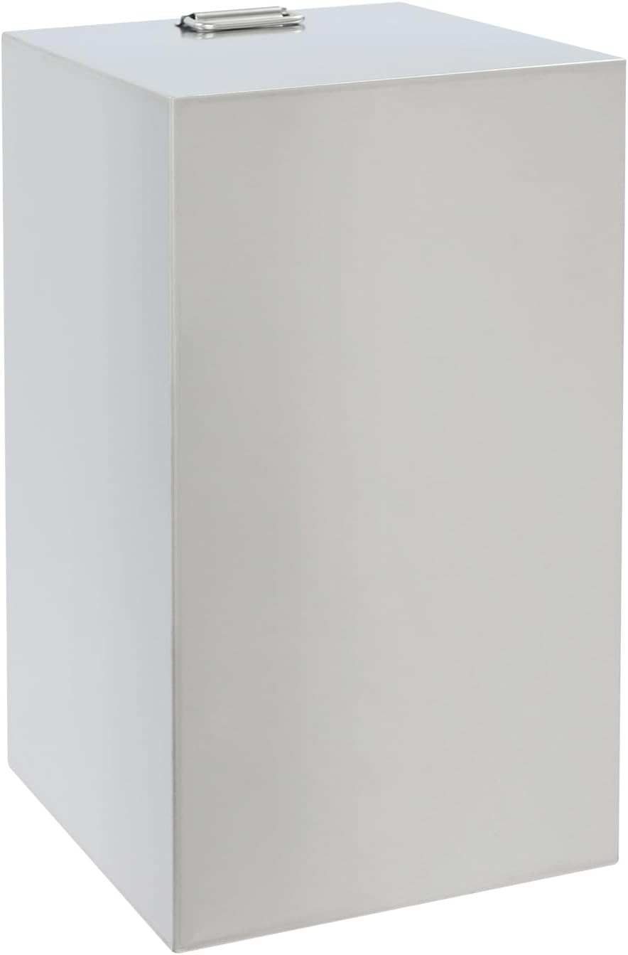 Wasserbad-Einkochtopf, 50L, Edelstahl 201, Einkochtopf für den Herd, Rechteckig, Silber, 52,1x29,2x3