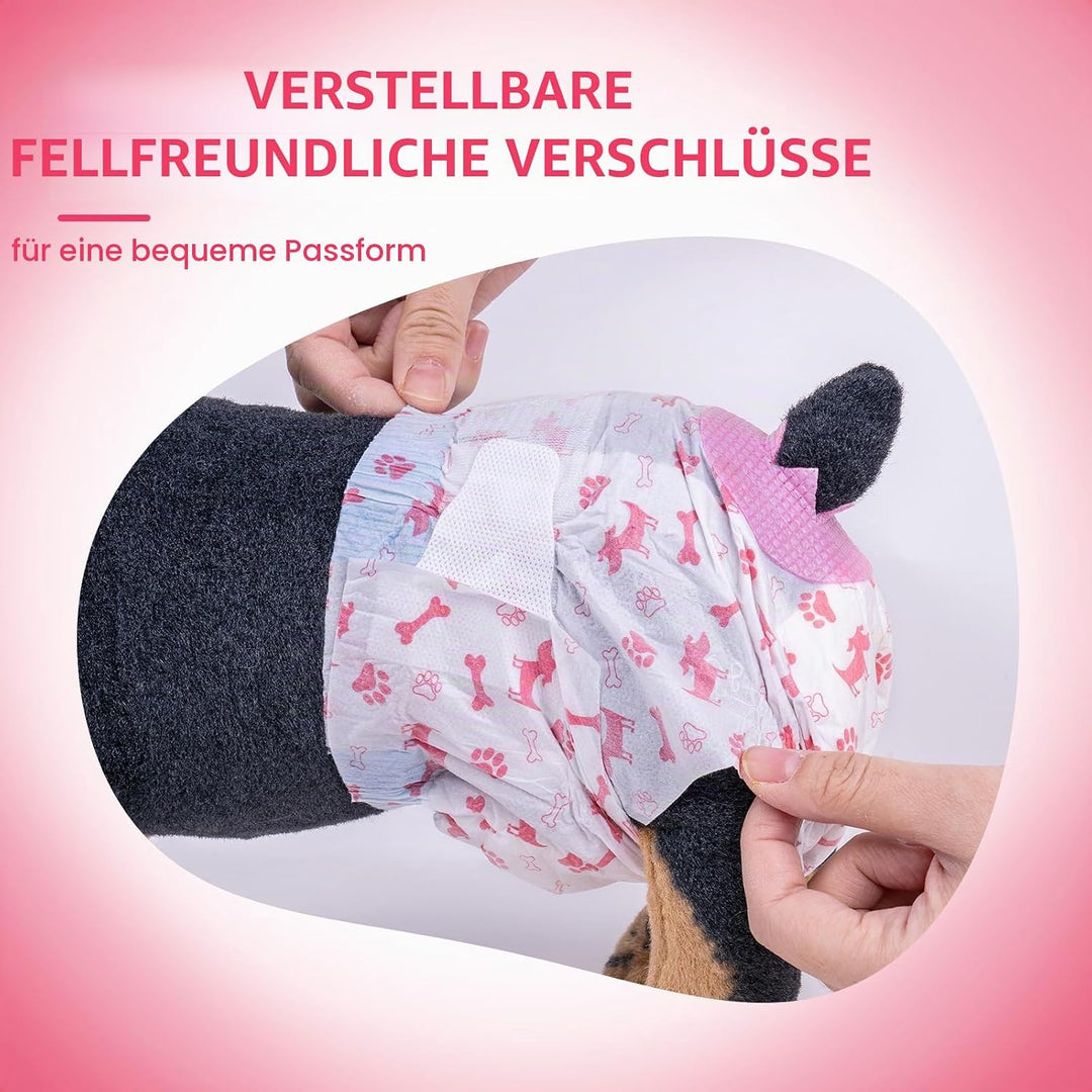 Pet Soft Hundewindeln für Hündinnen, 40 Stück Einweg-Windeln für Hunde&amp;Katzen, Hochsaugfähige Katzen