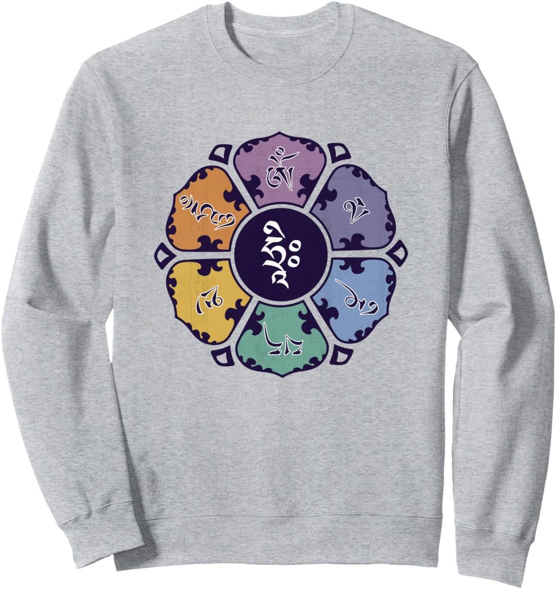 Mantra – Juwel im Lotus – om mani padme hum Sweatshirt