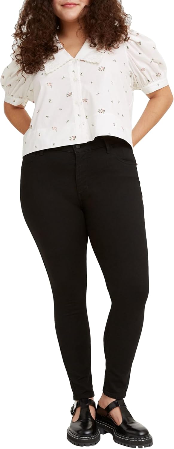 Levi's Damen Jeans 720 High Rise Super Skinny 14 Black Celestial, 14 Black Celestial