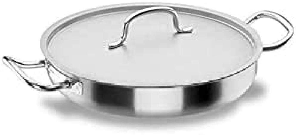 Lacor 50628 Servier und Pfanne mit Deckel 28 cm, 28 cm