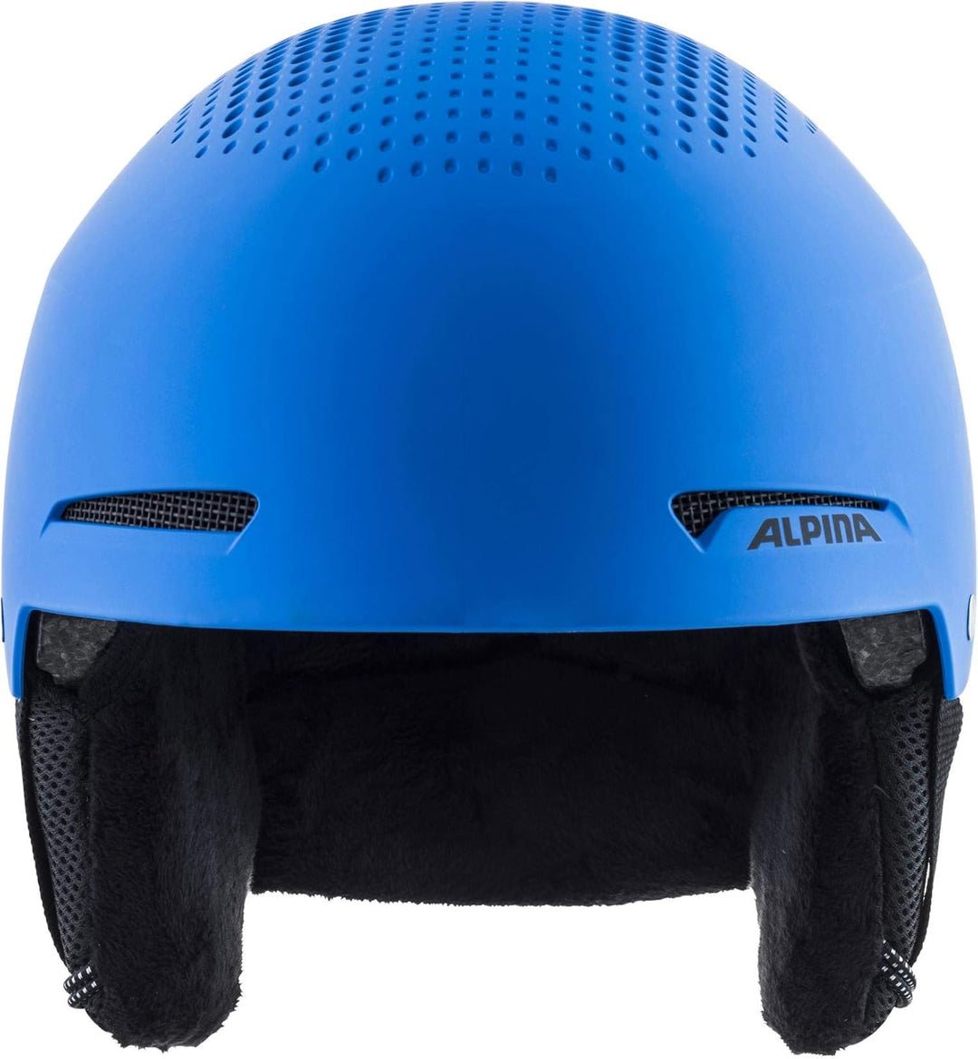 ALPINA ZUPO - Sicherer, Stossabsorbierender, Belüfteter & Schlagfester Skihelm Für Kinder blue matt