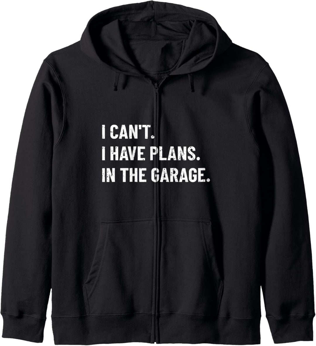Ich kann keine Pläne in der Garage Mechaniker haben Kapuzenjacke