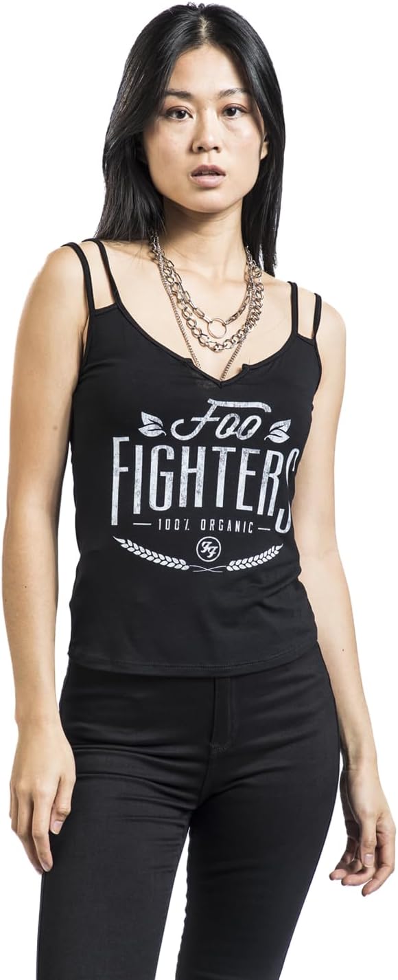 Foo Fighters Organic Venus Frauen Top schwarz Band-Merch, Bands XL Schwarz, XL Schwarz