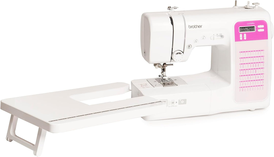 Brother CX70PES (Neues Modell) - Elektronische Nähmaschine mit 70 Stichen Nähen + Tisch und Tasche i