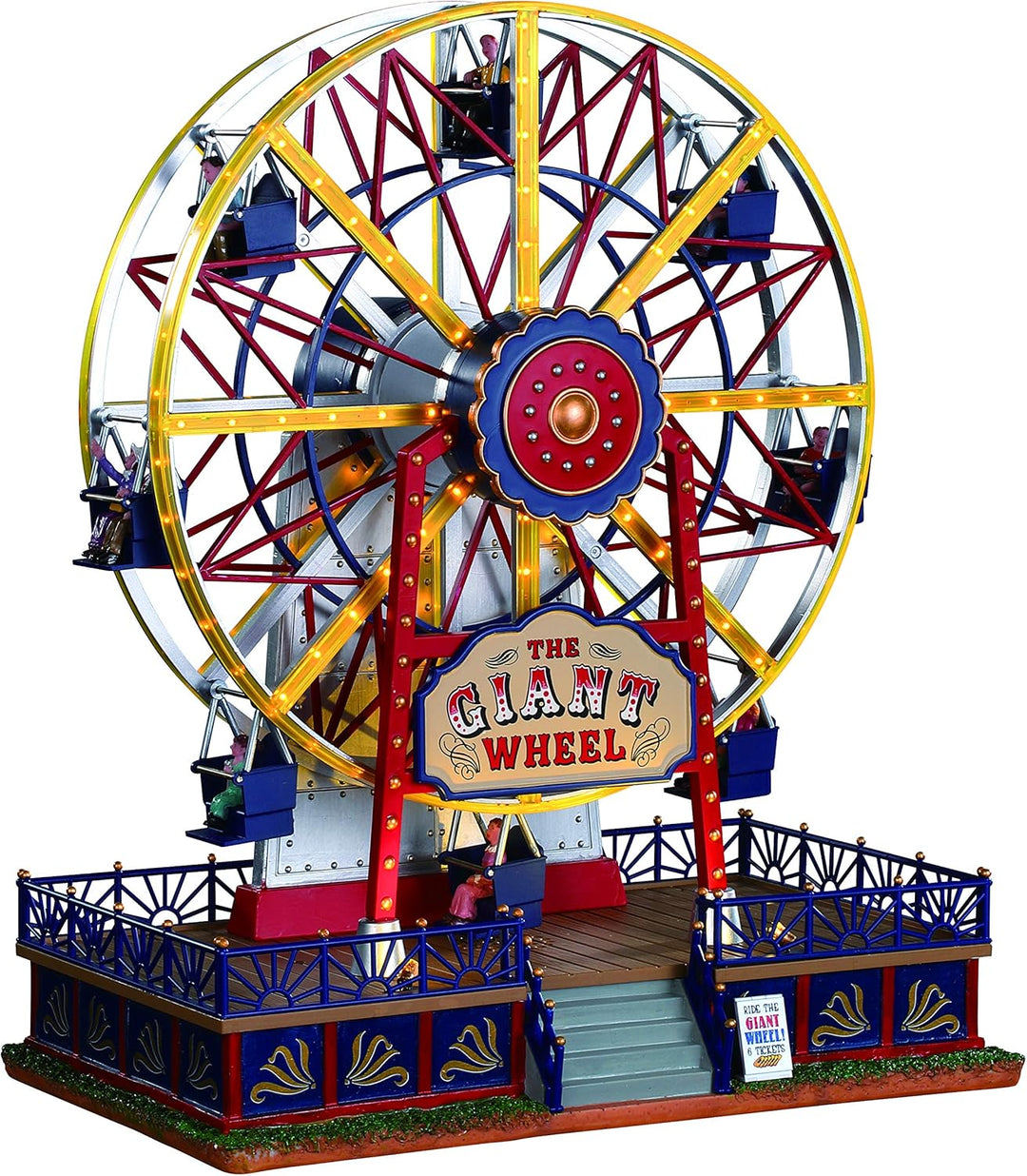 Lemax 94482 - The Giant Wheel - NEU 2019 - Riesenrad - Animiert & Beleuchtet & Sound - Weihnachtswel