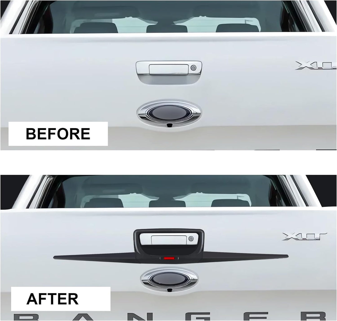 JHCHAN Heckklappenabdeckung Hintere Türgriffverkleidung für Ford Ranger Wildtrak T6 T7 T8 2012-2022