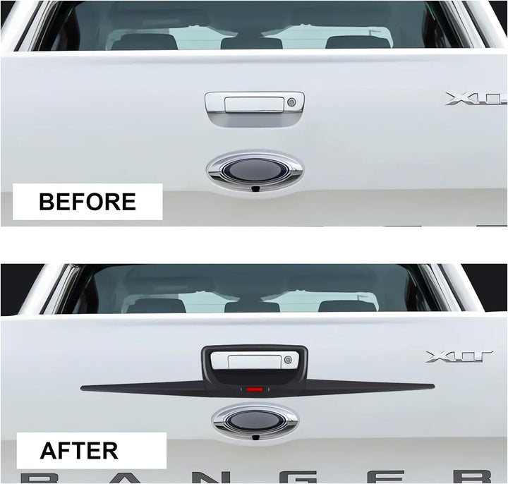 JHCHAN Heckklappenabdeckung Hintere Türgriffverkleidung für Ford Ranger Wildtrak T6 T7 T8 2012-2022