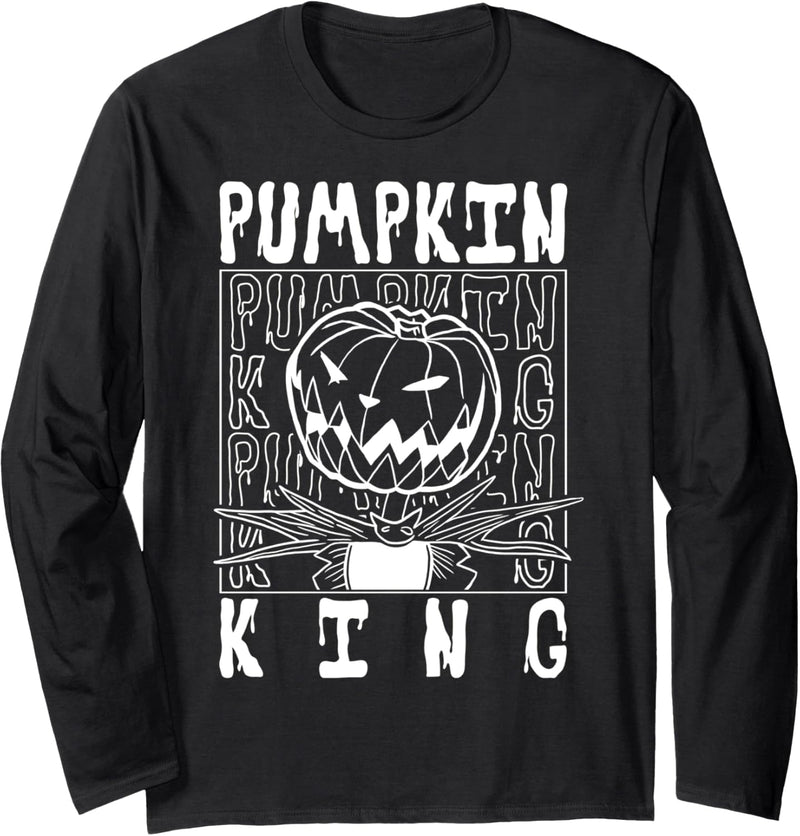 Nightmare Before Christmas Pumpkin King Langarmshirt