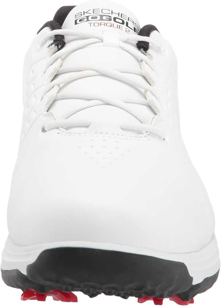 Skechers Herren Torque Waterproof Golf Shoe Golfschuh 41 EU Sohle Weiss Schwarz, 40 EU