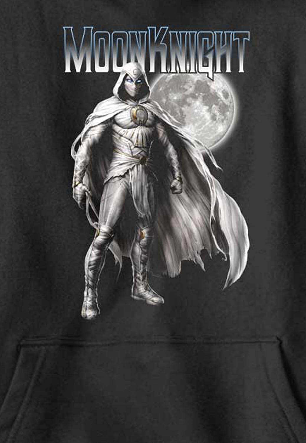 Marvel Unisex Kinder Moon Knight Moon Hoodie S Schwarz, S Schwarz
