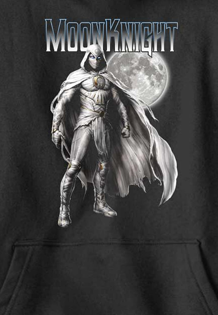 Marvel Unisex Kinder Moon Knight Moon Hoodie S Schwarz, S Schwarz