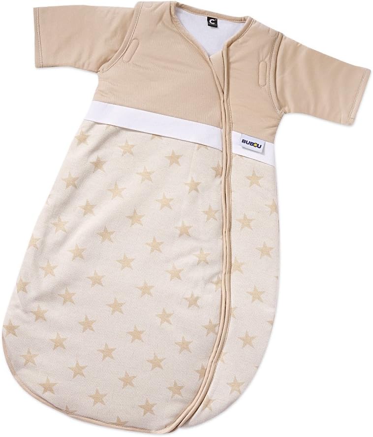 Gesslein 770199 Bubou Babyschlafsack mit abnehmbaren Ärmeln: Temperaturregulierender Ganzjahreschlaf