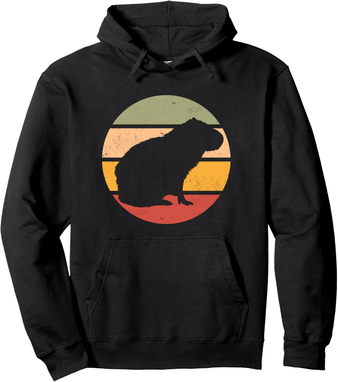 Capybara Vintage Wasserschwein nagetiere Pullover Hoodie