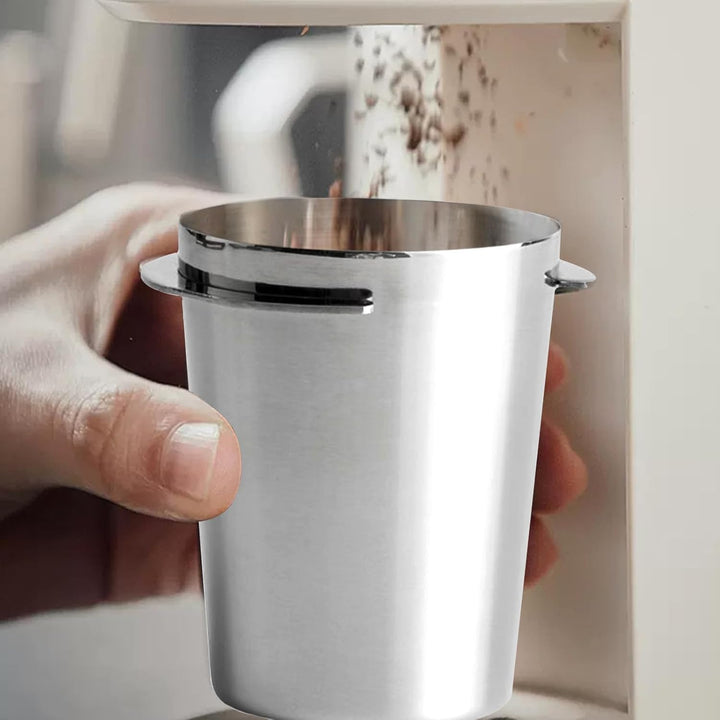 54mm Dosierbecher, Barista Zubehör Coffee Dosing Cup aus Edelstahl, Siebträger Zubehör Kaffee Dosier