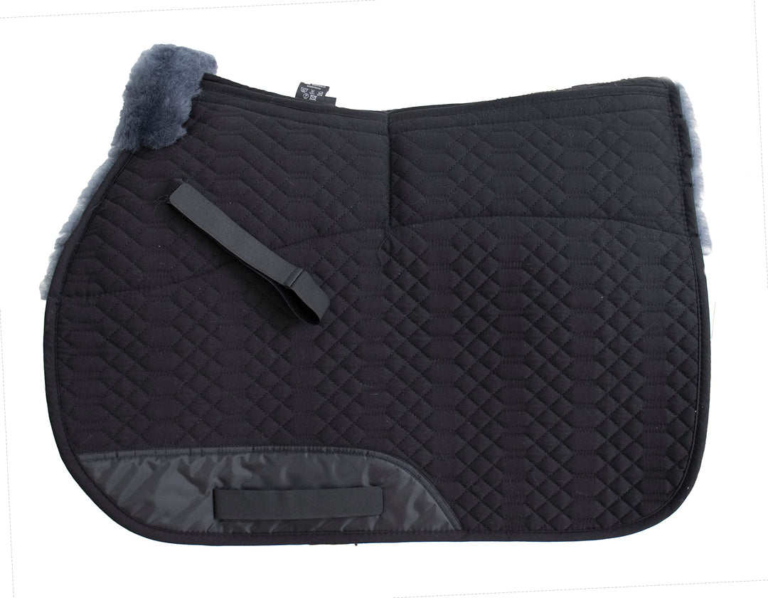 Engel Reitsport | SCHABRA1AP-VSS-SCH-ANT | Schabracke | Aufpolster Korrektur | Steppstoff | Lammfell