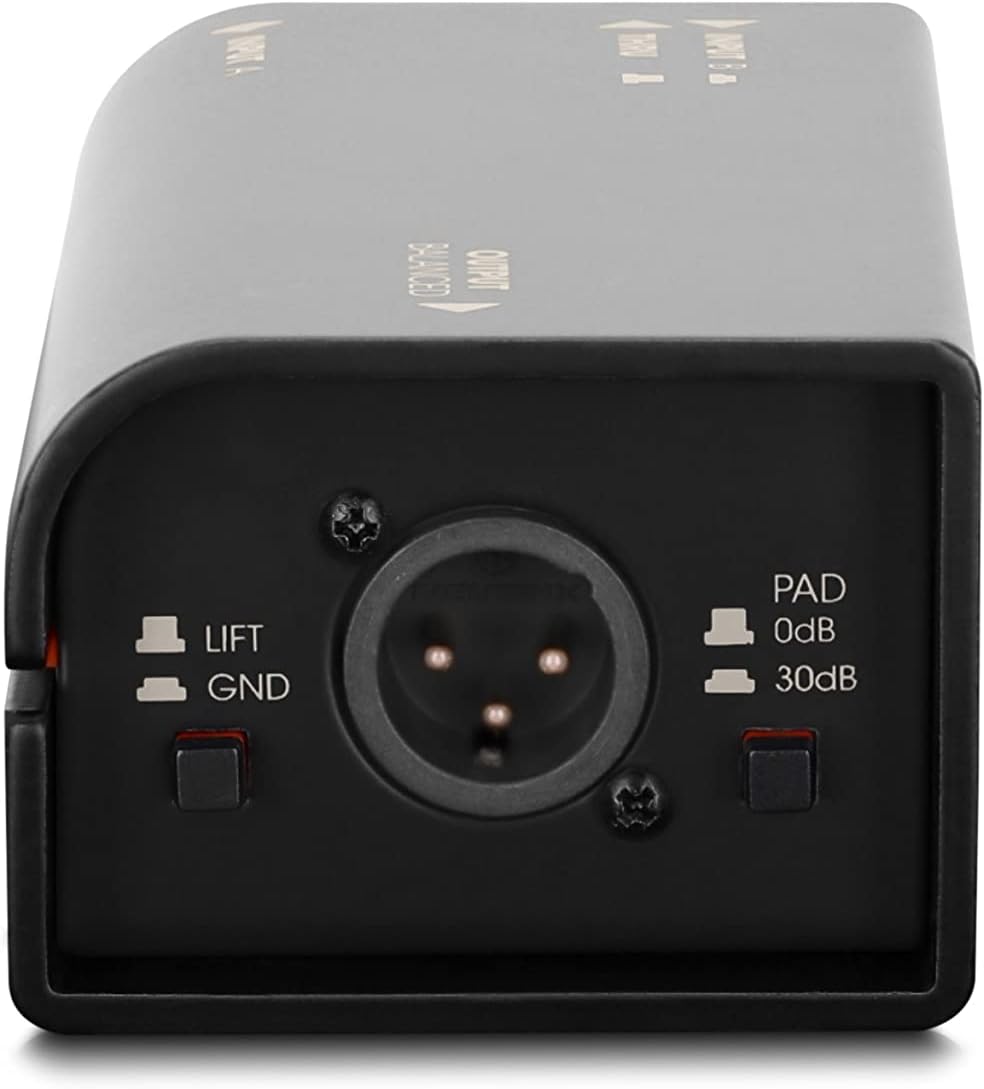 Palmer River Serie - wipper - Passive DI-Box , schwarz RIVER wipper, RIVER wipper