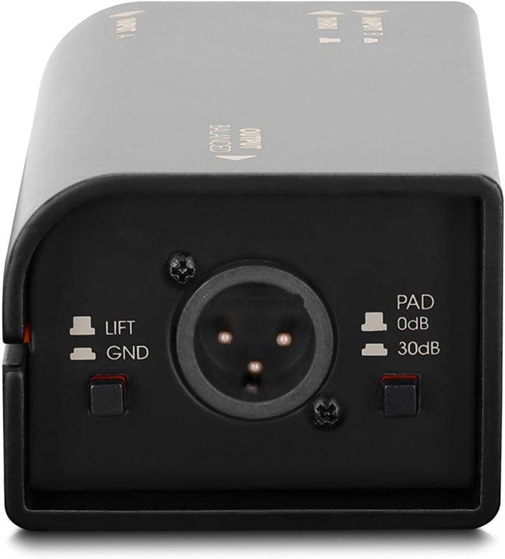 Palmer River Serie - wipper - Passive DI-Box , schwarz RIVER wipper, RIVER wipper