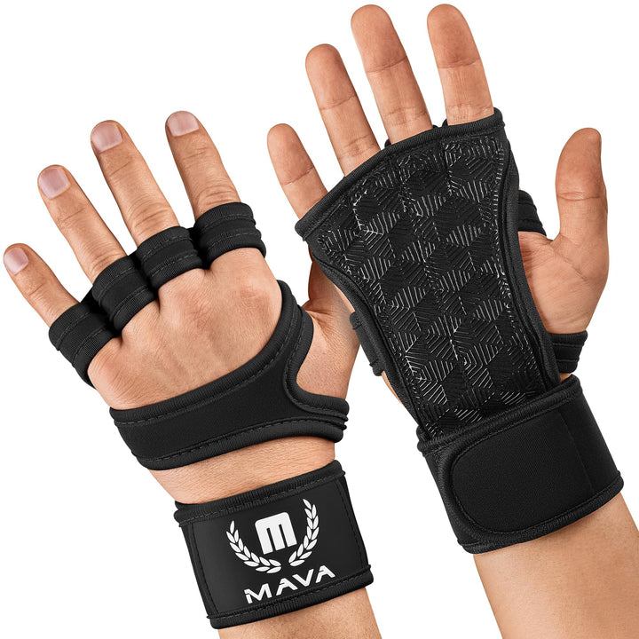 Mava Gewichtheber-Handschuhe mit Handgelenkstütze – Trainingshandschuhe für Training, Klimmzüge, Cal