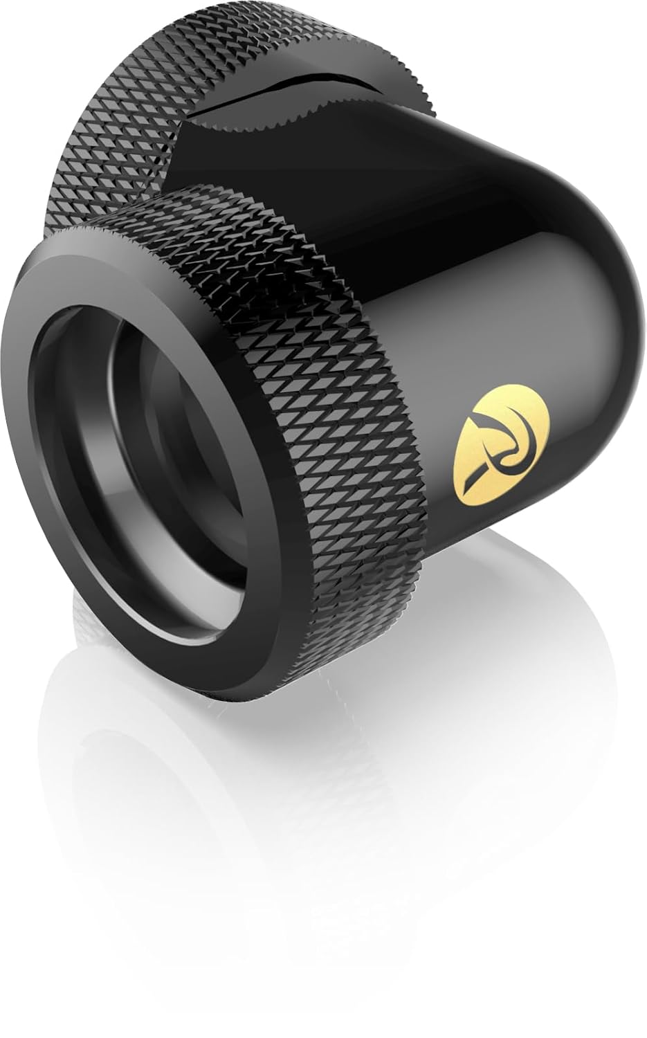 Raijintek Anschluss PELIAS D160906, 16 mm, 90 Grad Adapter, 6er-Pack, Schwarz