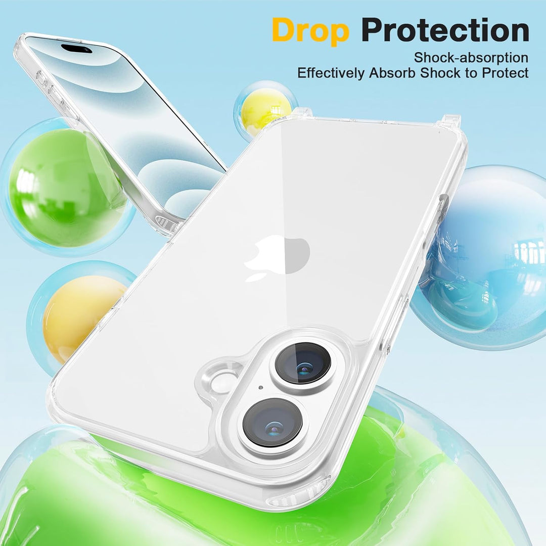 GOODVISH Handykette für iPhone 16 Hülle mit Band (6.1") | Kameraschutz und Bildschirmschutz | | Neck