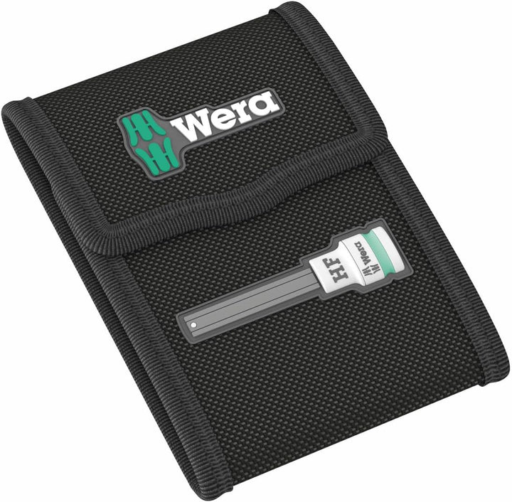Wera 05003345001 8740 A HF 1 Zyklop Bitnuss-Satz mit 1/4"-Antrieb, mit Haltefunktion für Innensechsk