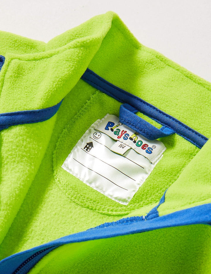 Playshoes Unisex Kinder Fleece Weste Outdoor-Oberteil (1er Pack) 74 Grün, 74 Grün