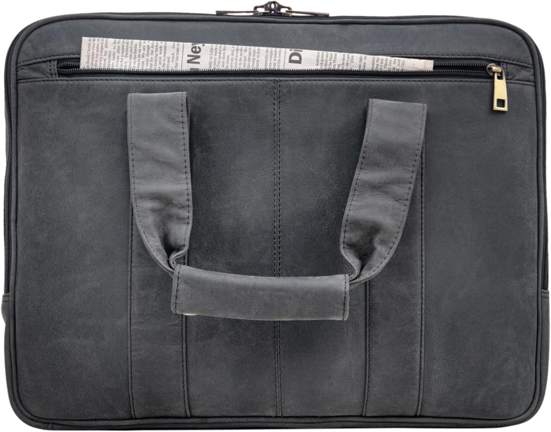 STILORD 'Alexander' Lehrertasche Herren Leder Vintage Aktentasche Laptoptasche Bürotasche Businessta