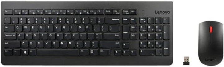 LENOVO Essential Wireless Keyboard and Mouse Combo - German, Black